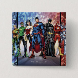 Justice League New 52 Justice League Besetzung Button