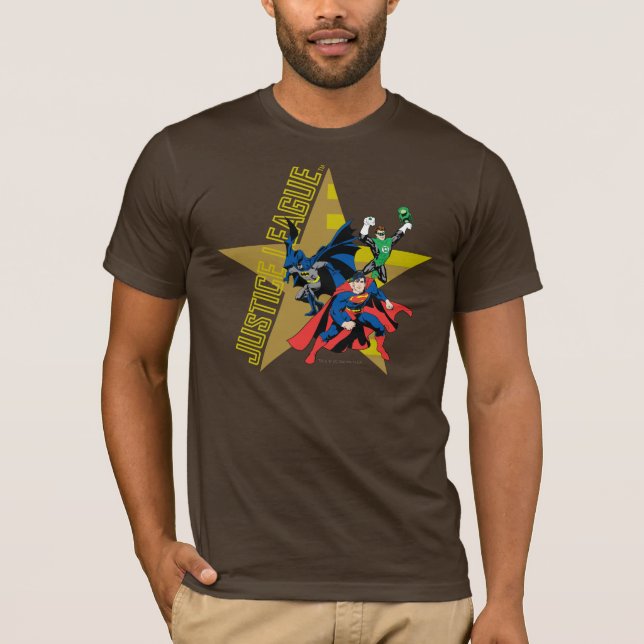 Justice League Star Heroes T-Shirt (Vorderseite)