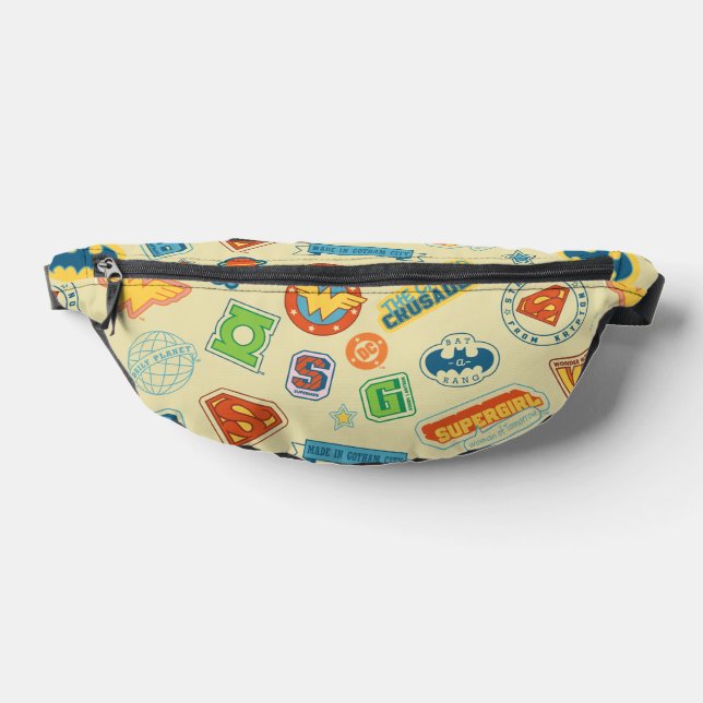 Justice League Superhelden-Abzeichenmuster Bauchtasche (Ablage )