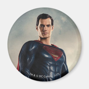 Justice League   Superman auf dem Schlachtfeld Magnet