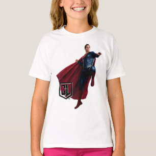 Justice League Superman auf dem Schlachtfeld T-Shirt