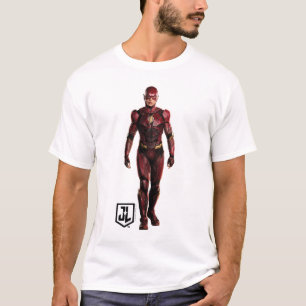 Justice League   The Flash auf dem Schlachtfeld T-Shirt
