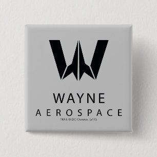 Justice League   Wayne Aerospace-Logo Button