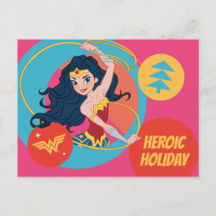 Justice League Wonder Woman Holiday Bauble Feiertagspostkarte