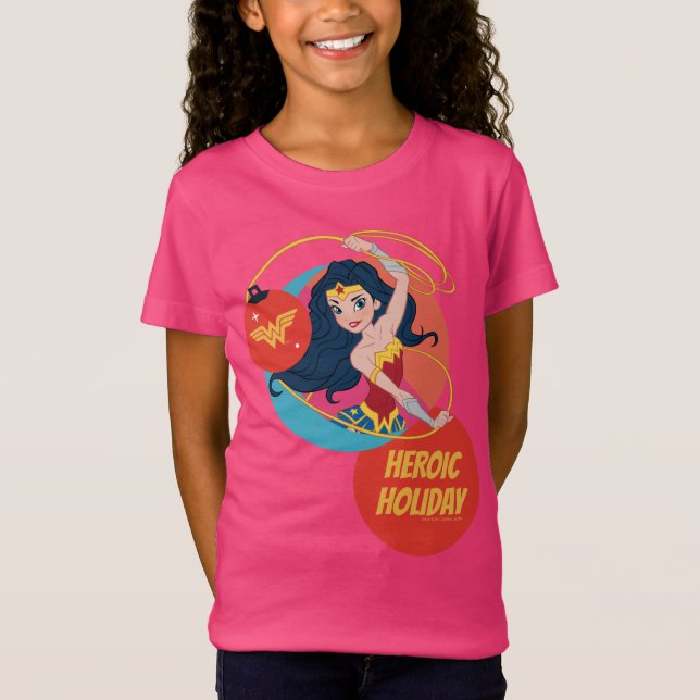Justice League Wonder Woman Holiday Bauble T-Shirt (Vorderseite)