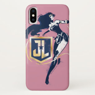 Justice League   Wonder Woman & JL Icon Pop Art Case-Mate iPhone Hülle