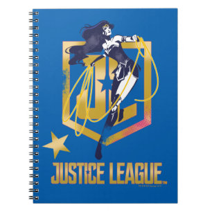 Justice League Wonder Woman JL Logo Pop-Art Notizblock