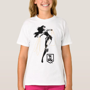Justice League Wonder Woman mit Lasso Pop Art T-Shirt