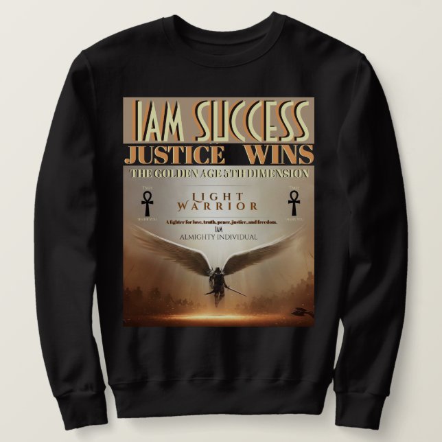 JUSTICE WINS SWEATSHIRT (Design vorne)