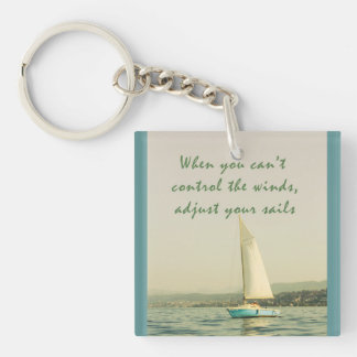 Justieren Sie Ihre Segel Schlüsselanhänger