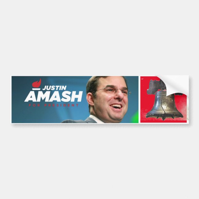 Justin Amash 2020 Autoaufkleber (Vorne)