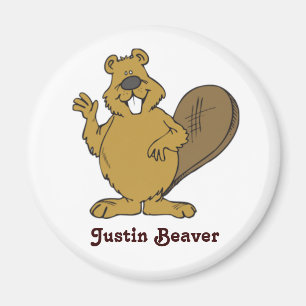 Justin Beaver Magnet