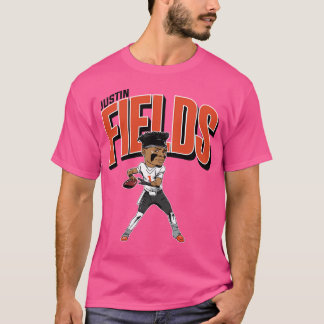 Justin Fields Karikatur T-Shirt