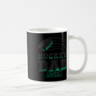 Justin Hockey Dad Mit Puck Herren  Kaffeetasse