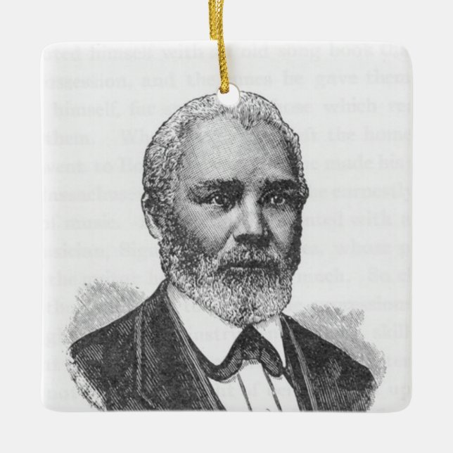 Justin Holland Keramikornament (Vorderseite)