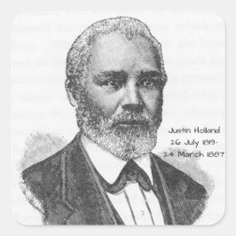 Justin Holland Quadratischer Aufkleber
