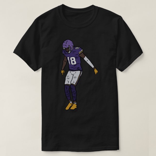 Justin Jefferson Celebration 1 T-Shirt (Design vorne)