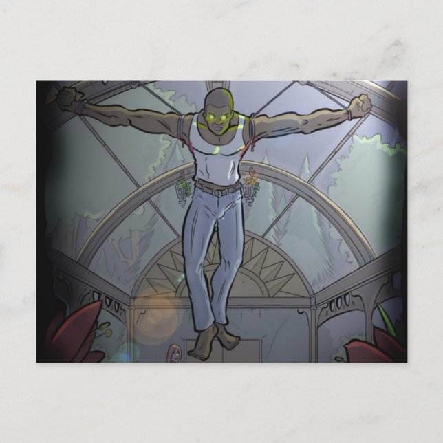 Justin Postkarte (Vorderseite)