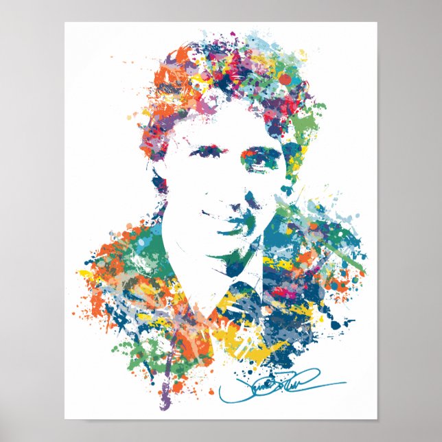 Justin Trudeau Digital Art Poster (Vorne)