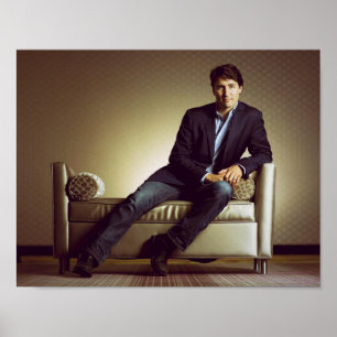 Justin Trudeau in Jeans 2014 Poster