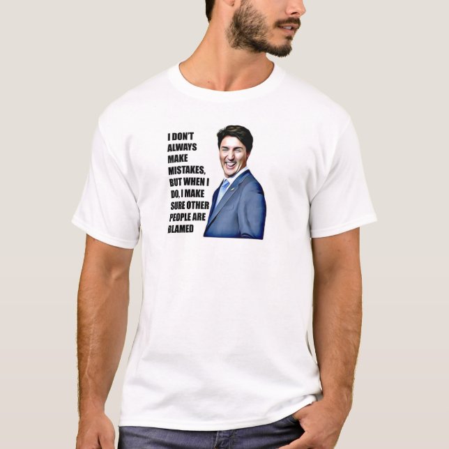 Justin Trudeau Meme TShirt (Vorderseite)