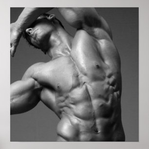 Justin Woltering Black & White Art Poster #1