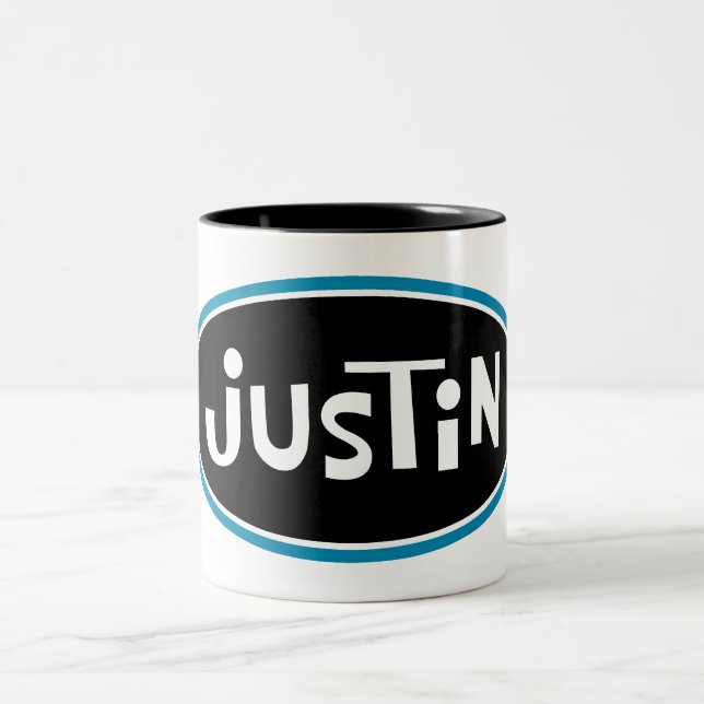 JUSTIN ZWEIFARBIGE TASSE (Mittel)