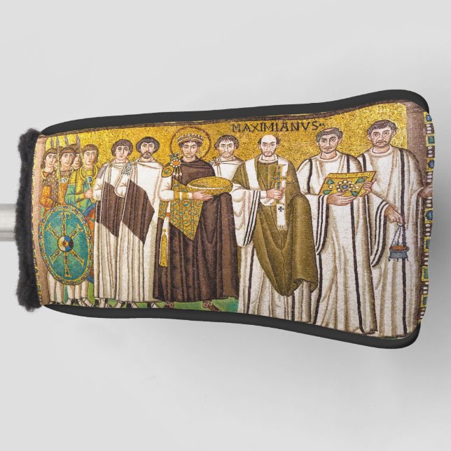 Justinian der Große römischer Kaiser Golf Headcover (Vorderseite)
