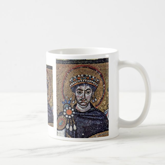 Justinian I, Chor-Mosaiken A Sans Vitale (Ravenna) Tasse (Rechts)