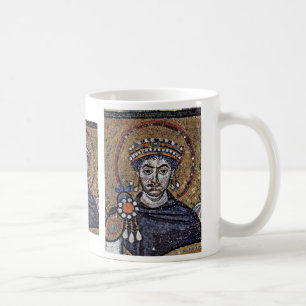 Justinian I., San Vitale (Ravenna) Chormosaike A Tasse