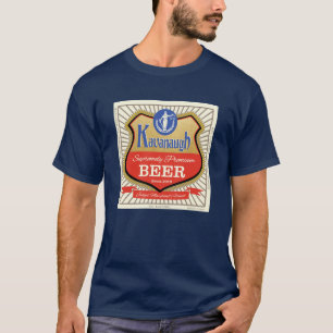 Justiz Brett Kavanaugh Lustiges Vintage-Bier-Logo T-Shirt