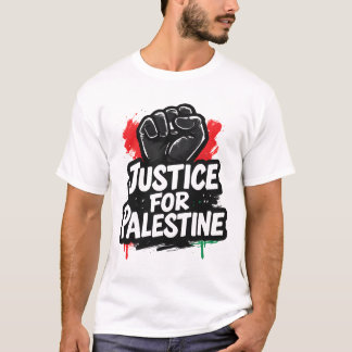 Justiz für den grafischen T - Shirt Palästinas