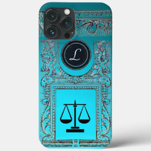 JUSTIZ JURISTISCHES BÜRO, ATTORNEY Monogram Aquama iPhone 13 Pro Max Hülle