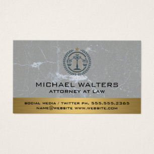 Justiz-Logo Marmor und Gold Hintergrund