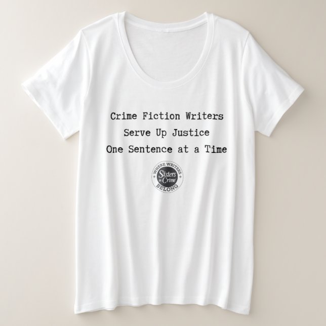 Justiz-Plus-Shirt Große Größe T-Shirt (Design vorne)