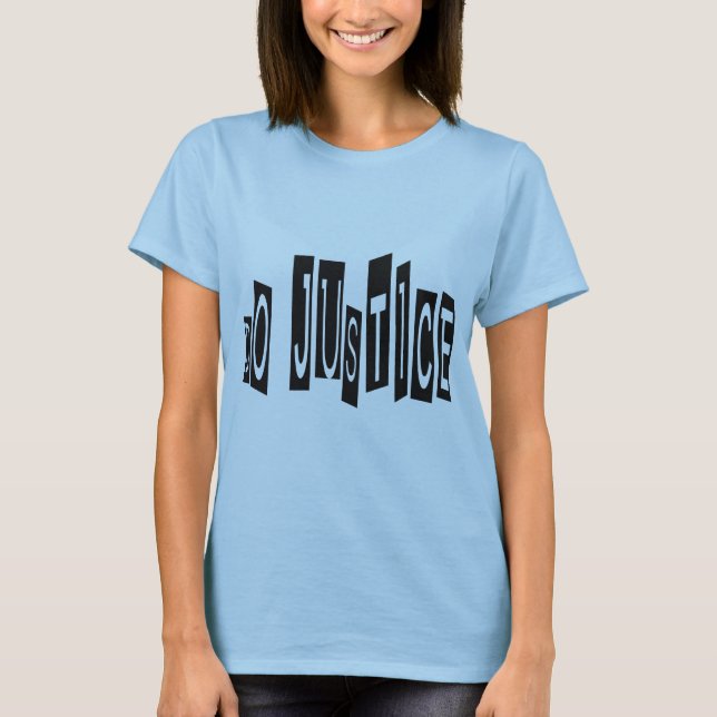 Justiz-T - Shirt (Vorderseite)