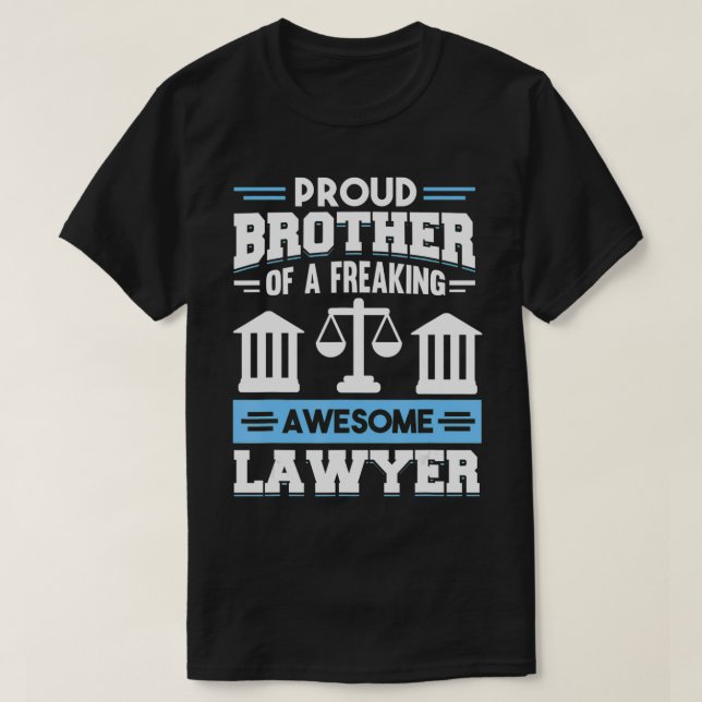Justizanwalt Jurist Ankläger Paralega T-Shirt (Design vorne)