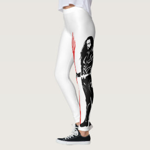 Justizbehörde  Aquaman Pose Noir Pop Art Leggings
