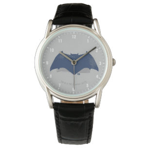 Justizbehörde  Brush & Halftone Batman Symbol Armbanduhr