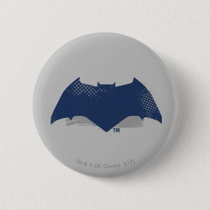 Justizbehörde  Brush & Halftone Batman Symbol Button