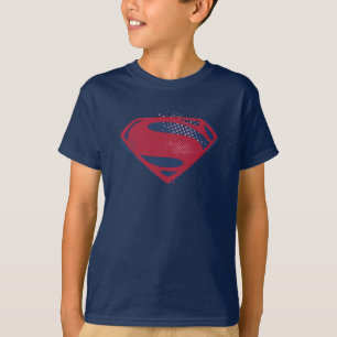 Justizbehörde  Brush & Halftone Superman Symbol T-Shirt