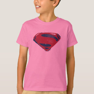 Justizbehörde  Brush & Halftone Superman Symbol T-Shirt