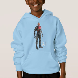 Justizbehörde  Cyborg auf dem Schlachtfeld Hoodie