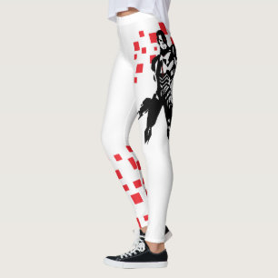 Justizbehörde  Cyborg Digital Noir Pop Art Leggings