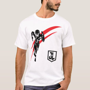 Justizbehörde  Flash Running Noir Pop Art T-Shirt
