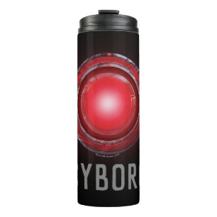 Justizbehörde Glühendes Cyborg - Symbol Thermosbecher