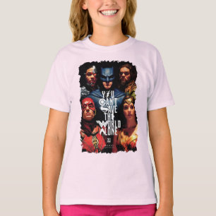 Justizbehörde Man kann die Welt nicht allein Rett T-Shirt
