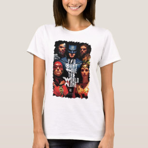Justizbehörde Man kann die Welt nicht allein Rett T-Shirt