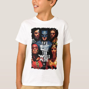 Justizbehörde  Man kann die Welt nicht allein Rett T-Shirt