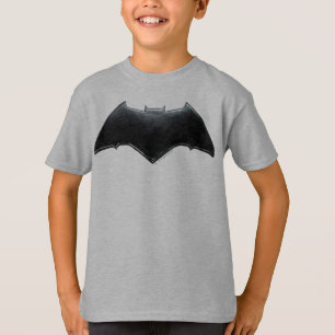 Justizbehörde  Metallisches Batman-Symbol T-Shirt